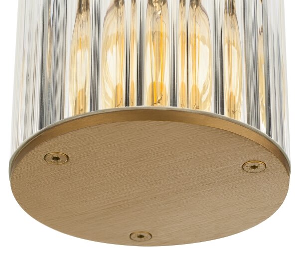 Argon 8774 - Plafoniera da esterno NORFOLK 1xE27/15W/230V IP44 oro