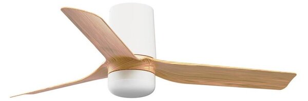 FARO 33833WT-1TW-LED Ventilatore dimmerabile MINIPUNTTUB S 10W/230V marrone/bianco diametro 90 cm WT+TC
