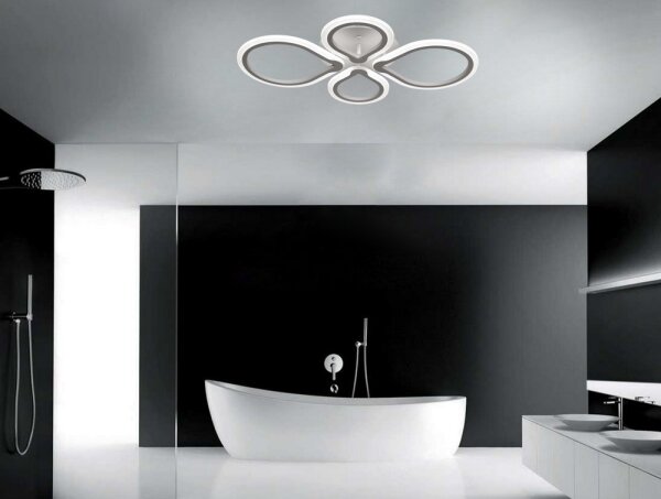 Plafoniera LED dimmerabile con telecomando TRIESTE LED/52W/230V