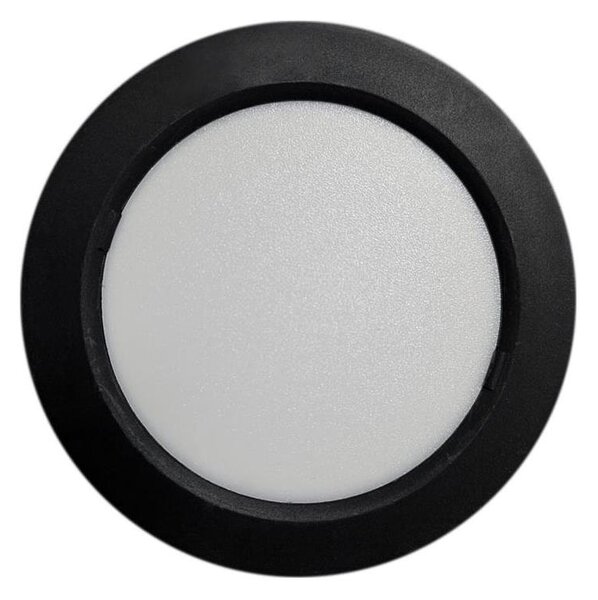 Plafoniera LED ROUND LED/6W/230V 4000K diametro 12,1 cm nero