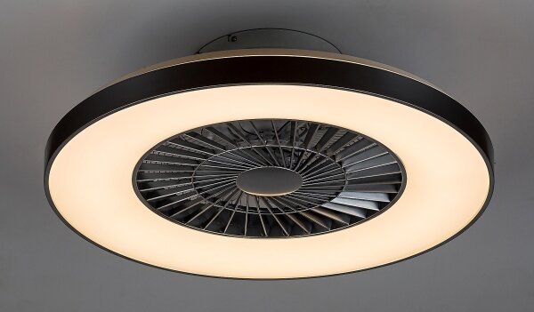 Rabalux - Plafoniera LED dimmerabile con ventilatore LED/40W/230V + TC