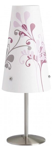 Brilliant - Lampada da tavolo ISI 1xE14/40W/230V bianco/rosa/cromo lucido
