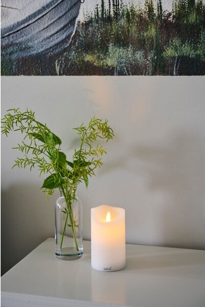 Candela a LED (altezza totale 12,5 cm) Sara – Sirius