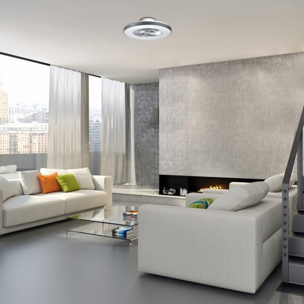 Rabalux - Plafoniera LED dimmerabile con ventilatore LED/40W/230V + TC