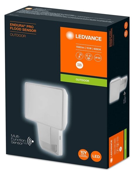 Ledvance - Riflettore da esterno a LED con sensore FLOOD LED/15W/230V IP55