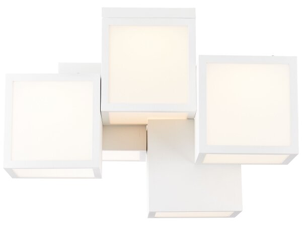 Brilliant - Plafoniera LED CUBIX 5xLED/7,6W/230V 3000K bianco