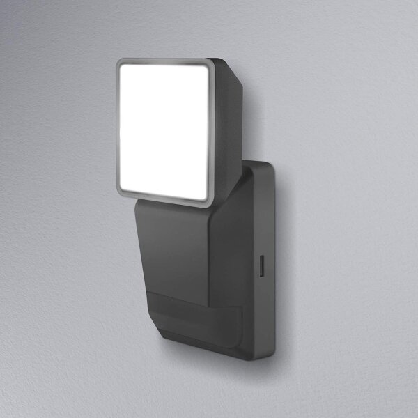 Ledvance - Applique da esterno a LED con sensore SPOT LED/8W/230V IP55 nera