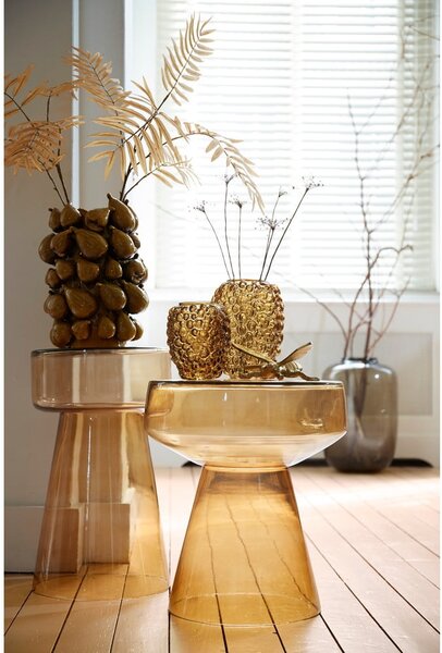 Tavolo rotondo in vetro ø 30 cm Dakwa - Light & Living