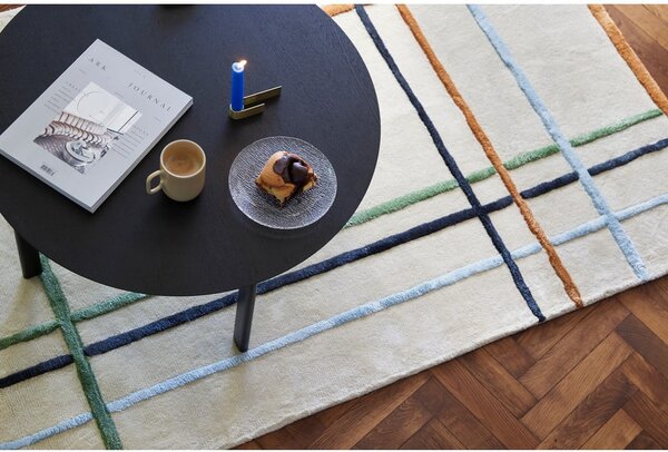Tavolino da caffè rotondo nero ø 80 cm Fjord - Hübsch