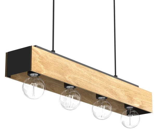 Lampadario a sospensione con filo MILUZA 4xE27/15W/230V
