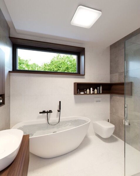 LED2 - Plafoniera LED SQUARE LED/12W/230V IP54 3000/4000/5700K