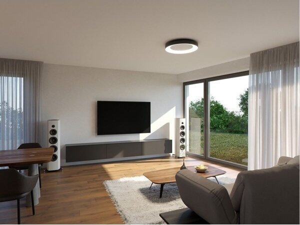 LED2 - Plafoniera LED BELLA LED/40W/230V 3000/4000K nera