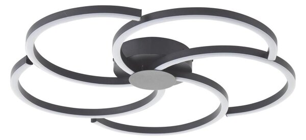 Brilliant - Plafoniera LED dimmerabile FICO LED/32W/230V diametro 57 cm nero