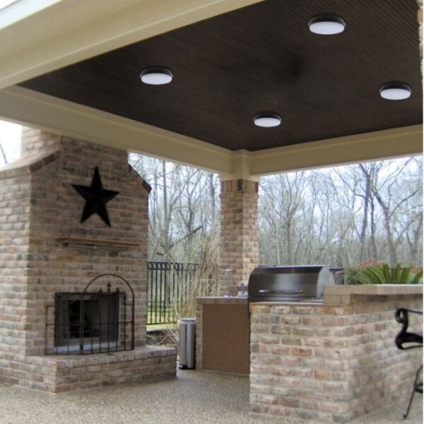 LED2 - Plafoniera LED da esterno LUNA LED/25W/230V IP54 tonda