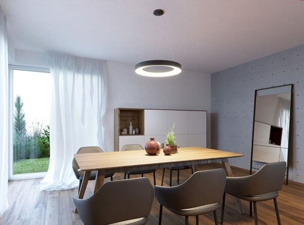 LED2 - Lampadario LED su filo BELLA LED/40W/230V 3000/4000K nero