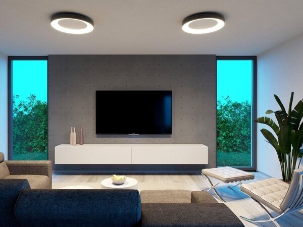 LED2 - Plafoniera LED BELLA LED/40W/230V 3000/4000K nera