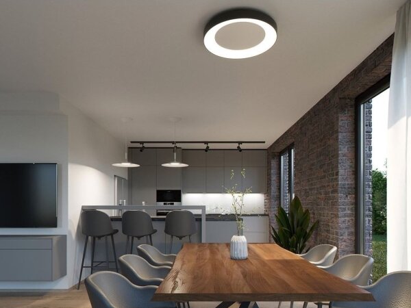 LED2 - Plafoniera LED BELLA LED/40W/230V 3000/4000K nera