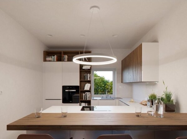 LED2 - Lampadario LED su filo CIRCLE LED/42W/230V