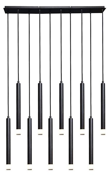Rabalux 72364 - Lampadario a sospensione con filo RAMIRA 10xG9/5W/230V nero