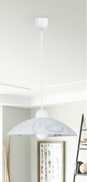 Rabalux 1846 - Lampadario SCROLL 1xE27/60W/230V