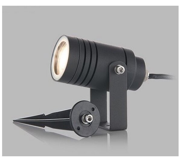LED2 - Riflettore NAVY 1xGU10/42W/230V antracite IP54