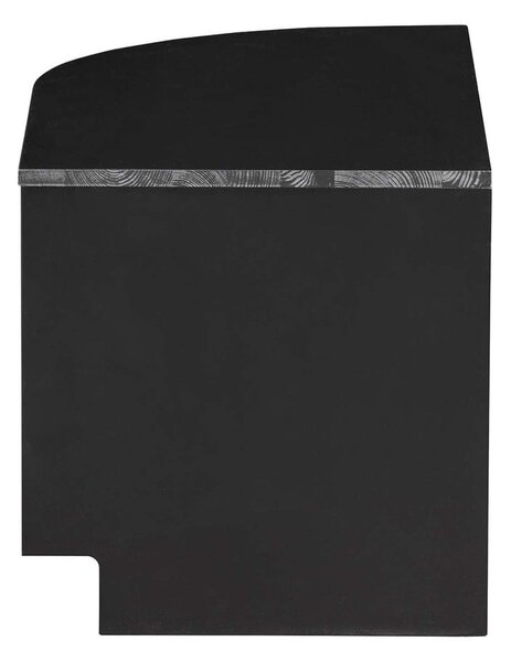 Tavolo TV modulare nero in legno di pino 78x40 cm Finca - WOOOD
