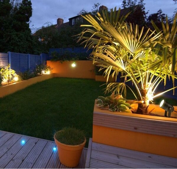LED2 - Riflettore NAVY 1xGU10/42W/230V antracite IP54