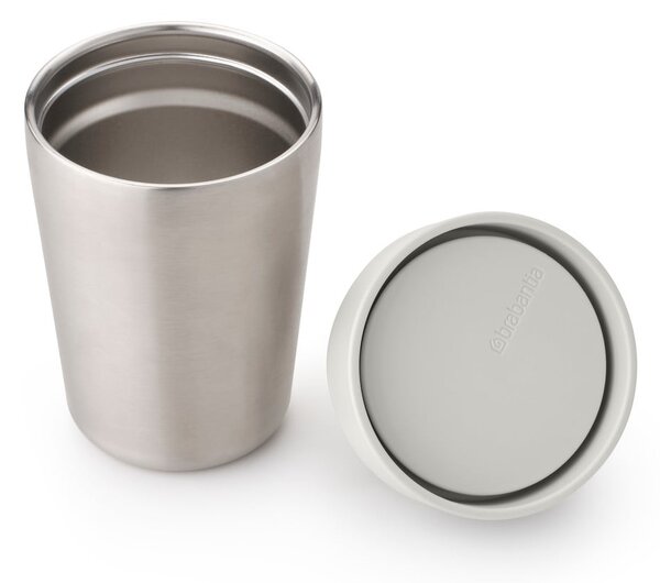 Tazza termica grigio chiaro 200 ml Make & Take - Brabantia