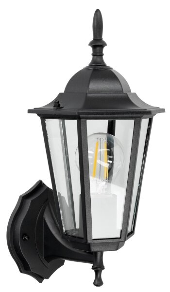 Applique da esterno 1xE27/60W/230V IP44 nera