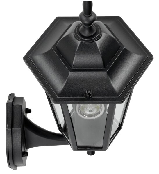 Applique da esterno 1xE27/60W/230V IP44 nera