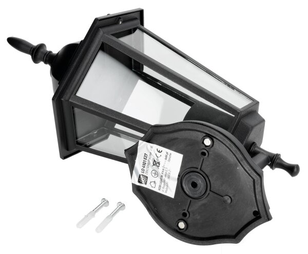 Applique da esterno 1xE27/60W/230V IP44 nera