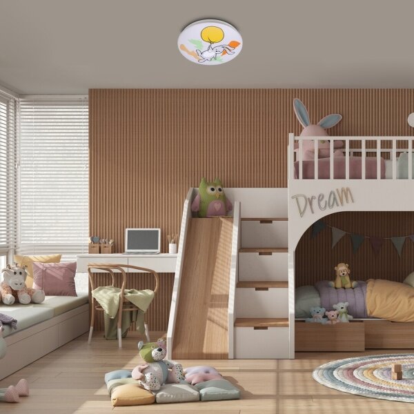 Rabalux 71409 - Plafoniera LED per bambini HOPPLY LED/24W/230V 3000K
