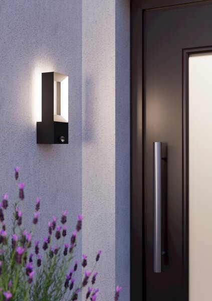 Eglo 98726 - Lampada LED da esterno con sensore RIFORANO 2xLED/5W/230V IP44
