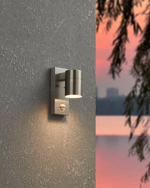 Eglo 99569 - Applique LED da esterno con sensore RIGA 1xGU10/3W/230V IP44