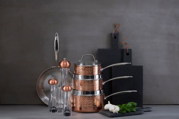 Pentola in acciaio inox con coperchio 1,55 l Minerva - Premier Housewares
