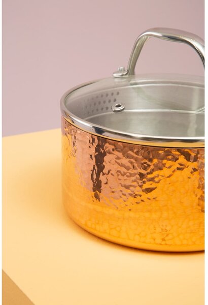Pentola in acciaio inox con coperchio 1,55 l Minerva - Premier Housewares