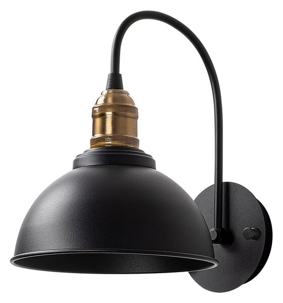Lampada da parete nera ø 21 cm Varzan – Opviq lights