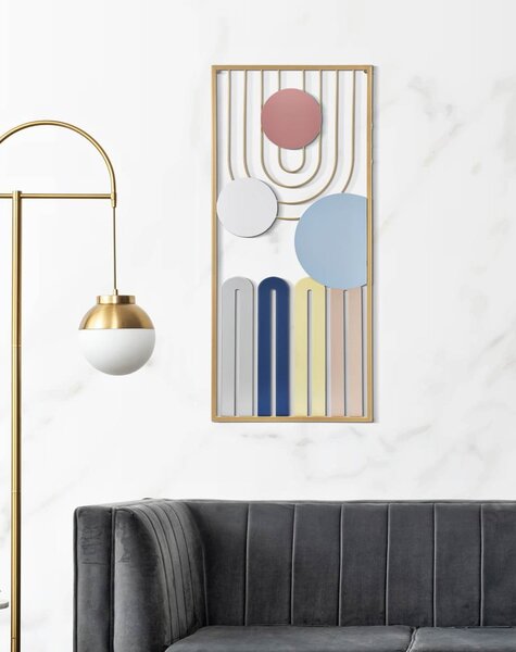 Decorazione da parete in metallo 37x84 cm Colorful - Mauro Ferretti
