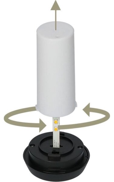 SET 4x lampade solari LED 4xLED/3,6V 1xAAA IP44 100 mAh