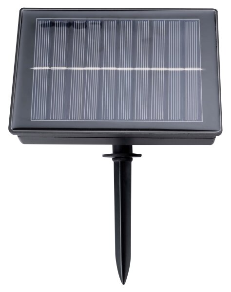 Grundig - Catena solare dimmerabile 50 LED/8 funzioni 9,35m IP44 bianco caldo+DO