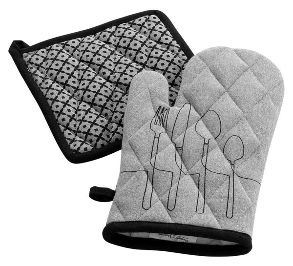 Presine in cotone riciclato in set da 2 Cuisiline - douceur d'intérieur