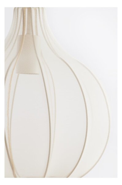 Lampada a sospensione beige con paralume in tessuto ø 29 cm Elati - Light & Living