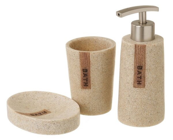Set accessori bagno beige - Casa Selección