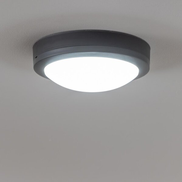 Brilagi - Plafoniera LED da esterno LED/13W/230V diametro 17 cm IP54 antracite