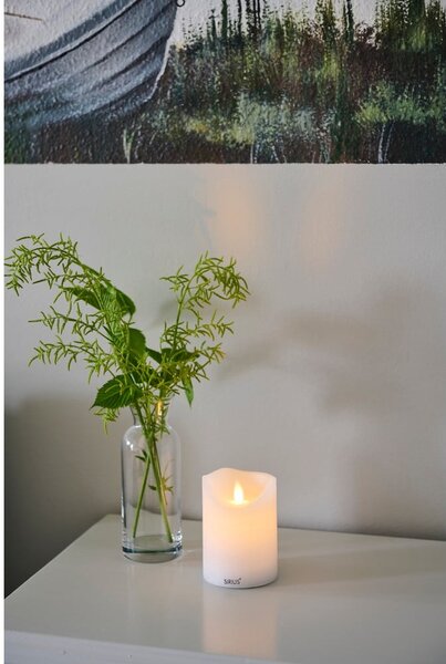 Candela a LED (altezza totale 10 cm) Sara – Sirius