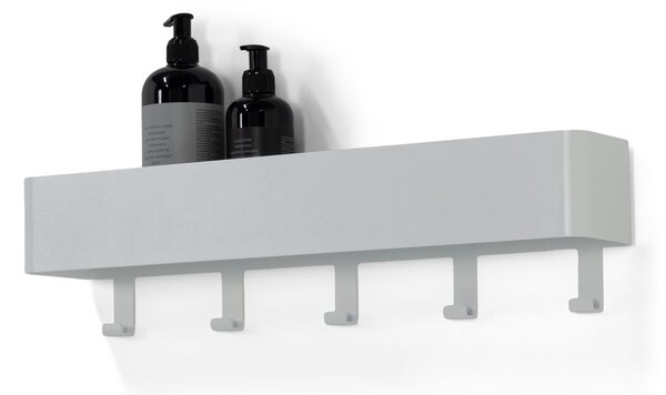 Mensola da bagno da parete bianca in acciaio Multi – Spinder Design