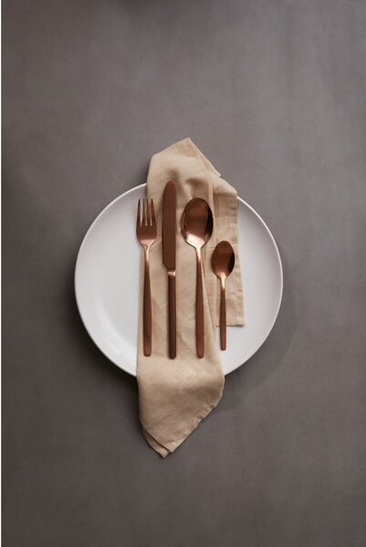Posate in acciaio inox color rame 16 pezzi Avie - Premier Housewares