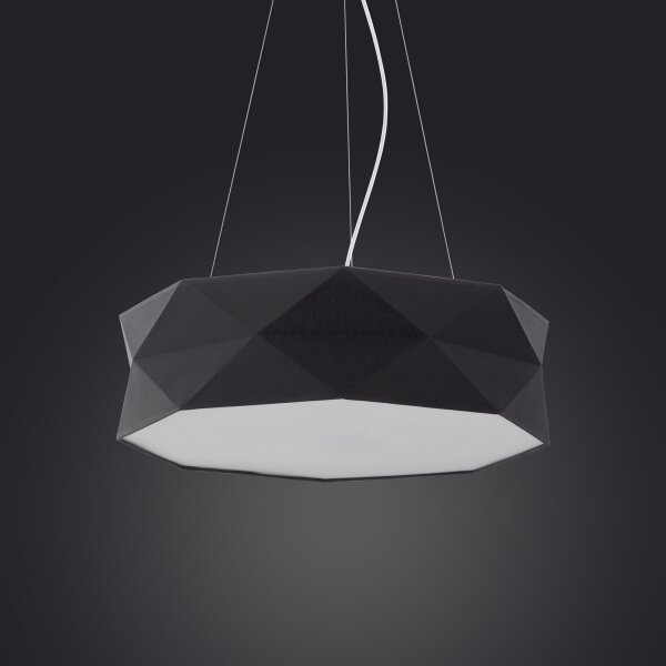 Lampadario su corda KANTOOR 1xE27/15W/230V nero