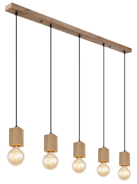 Globo 15655-5H - Lampadario a sospensione con filo ERNA 5xE27/60W/230V
