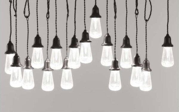 Catena luminosa decorativa LED da esterno 16xLED 8,6 m IP44 bianco freddo